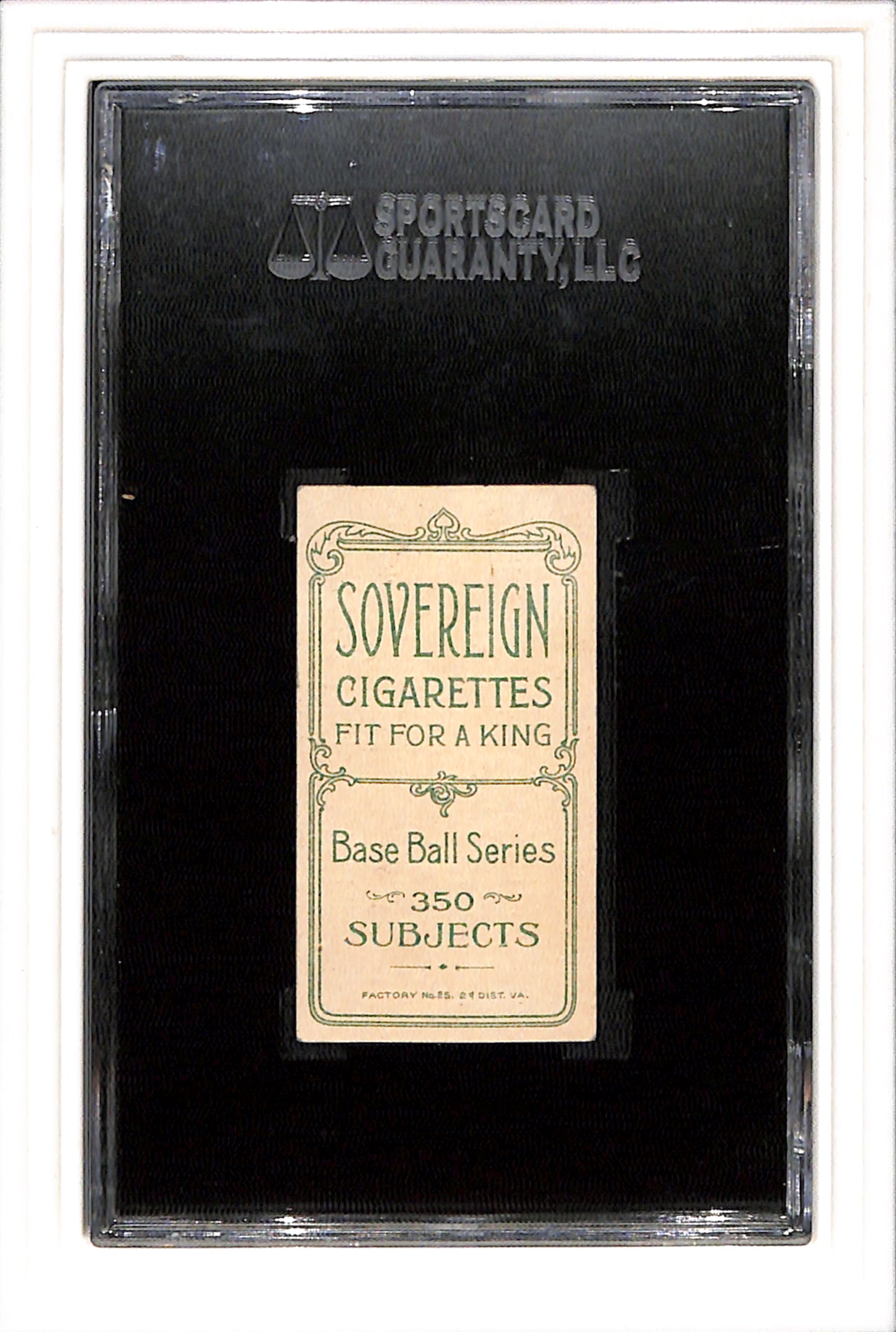 1910 T206 Jimmy Dygert Sovereign 350 SGC 3