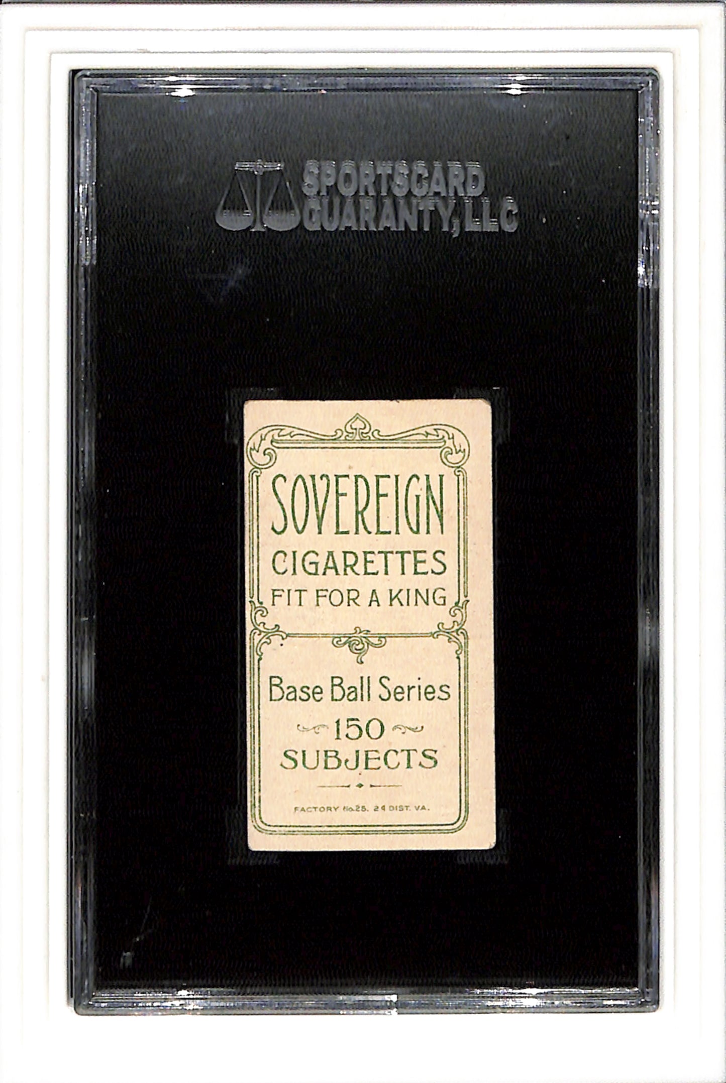 1909 T206 Bull Durham Sovereign 150 SGC 4