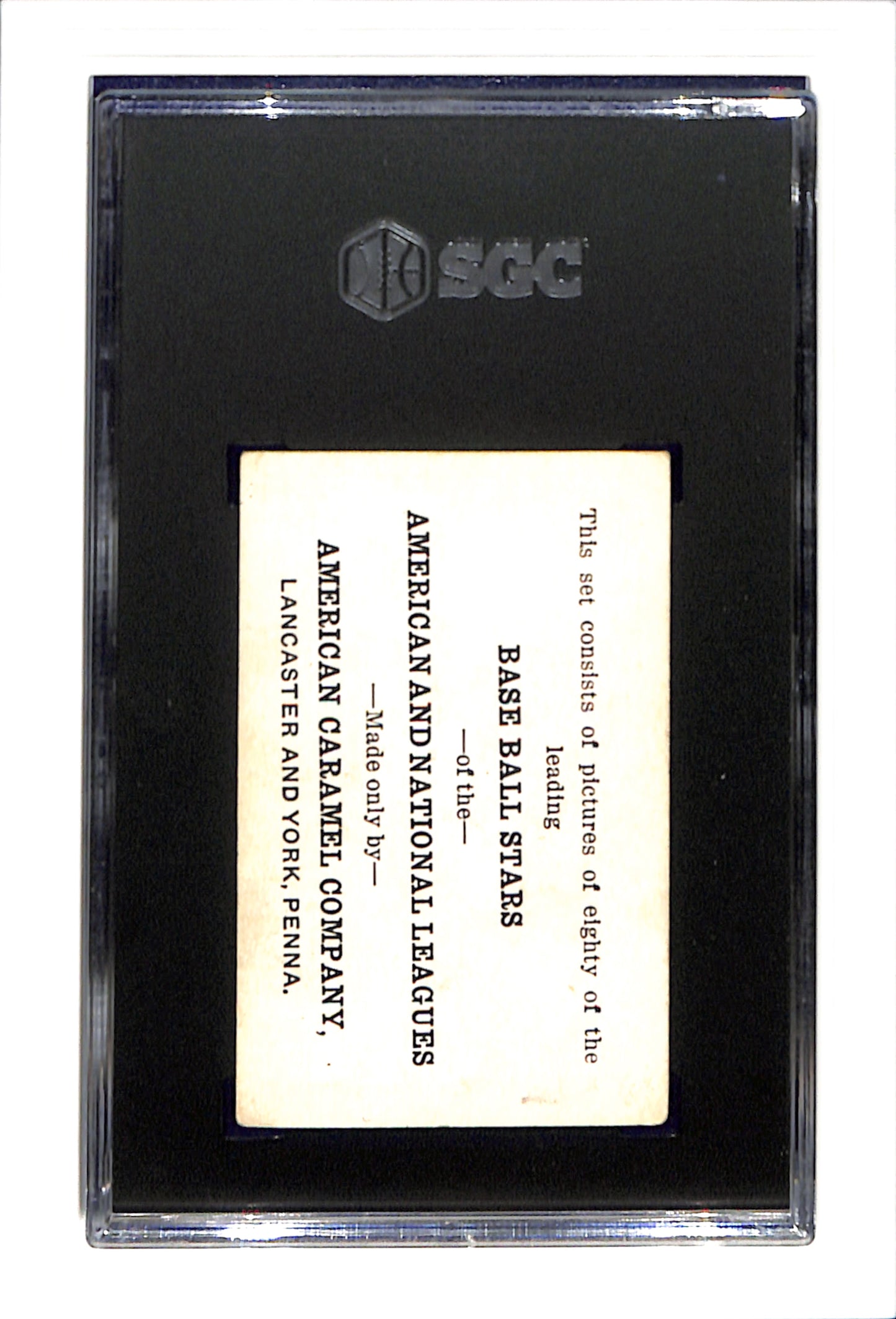 1921 E121 American Caramel Harry Hooper HOF SGC 3 SN 7635075