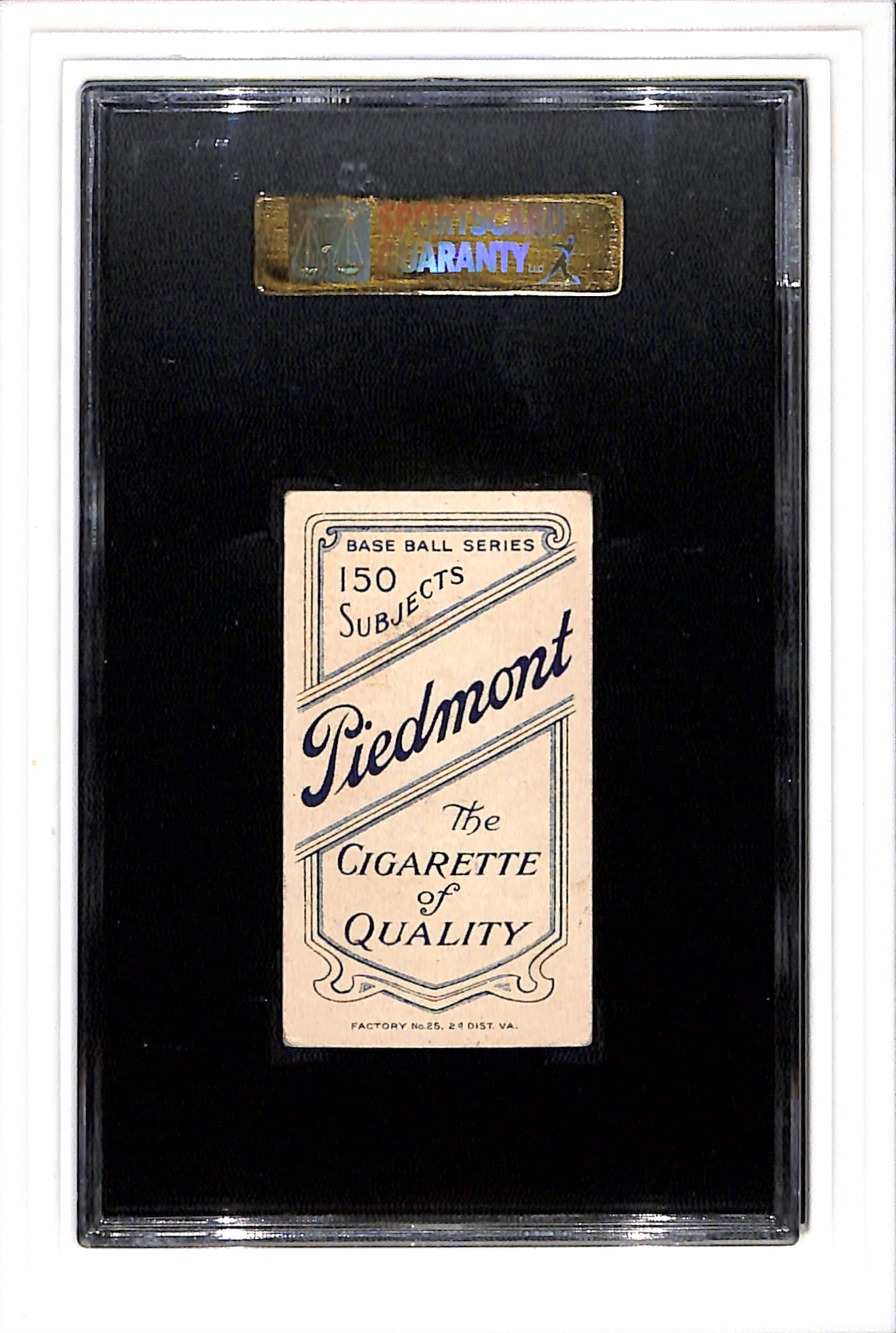 1909-11 T206 Johnny Kling Cubs SGC 3 Piedmont 150