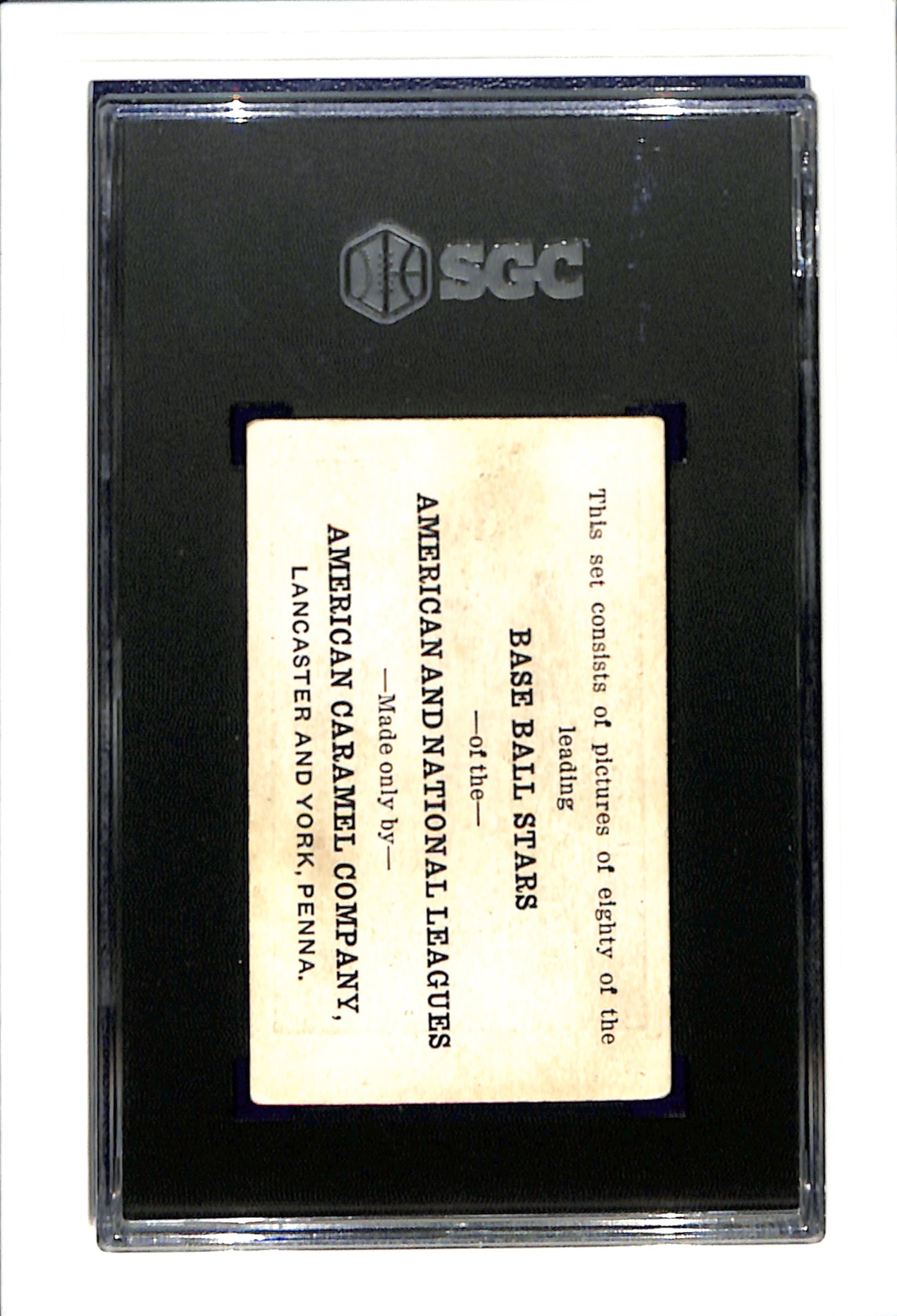 1921 E121 American Caramel Hank Severeid SGC 3 SN 6432691