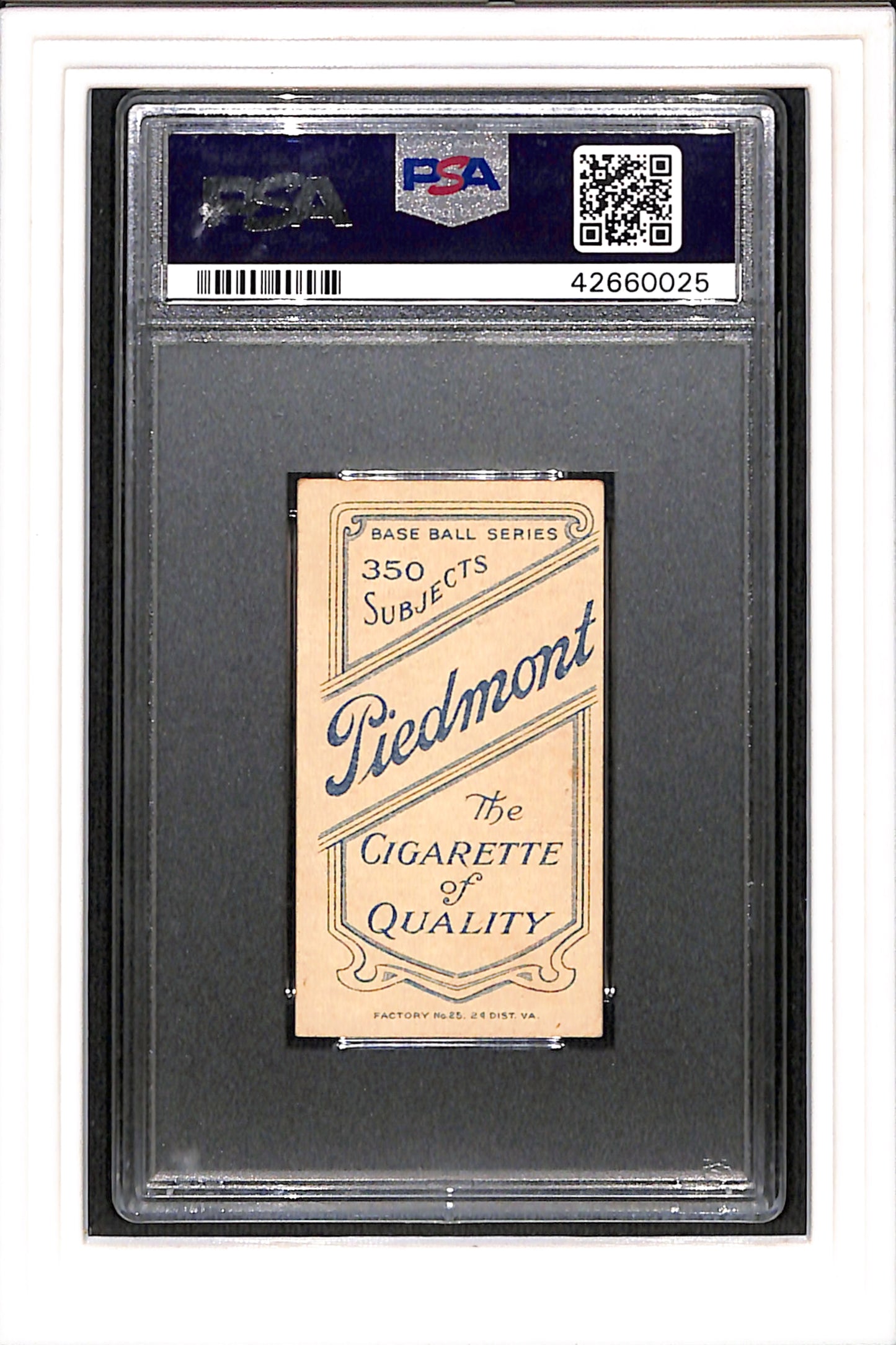 1909-1910 T206 Jimmy Collins PSA 5.5 SN 42660025