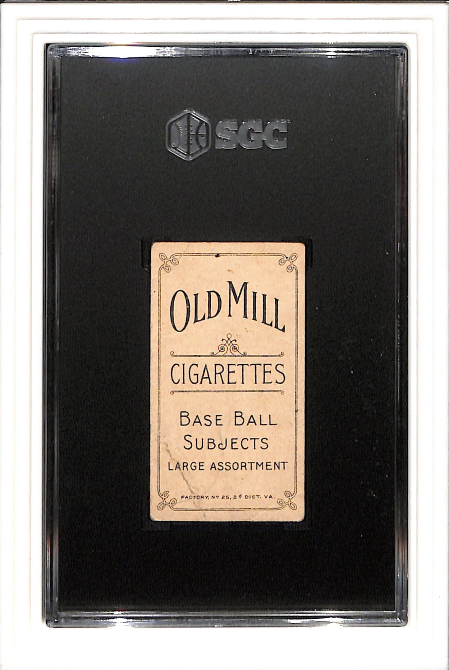 1909-11 T206 Jake Pfeister Old Mill SGC 1 SN 7887209