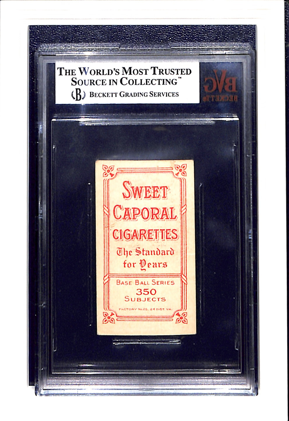 1909-1910 T206 Boss Schmidt BVG 3.5 SC 350