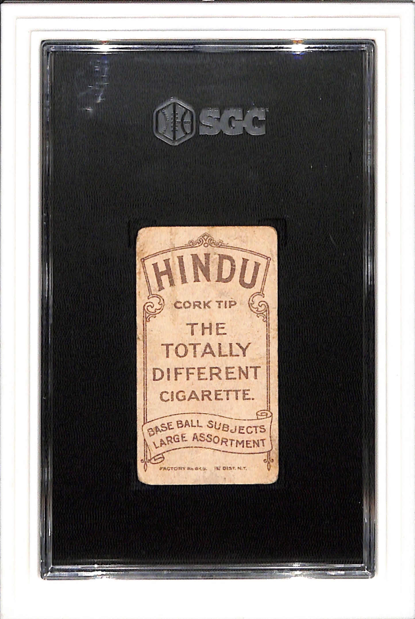 1909-11 T206 Rube Waddell Portrait HINDU SGC 1.5 SN 2734790