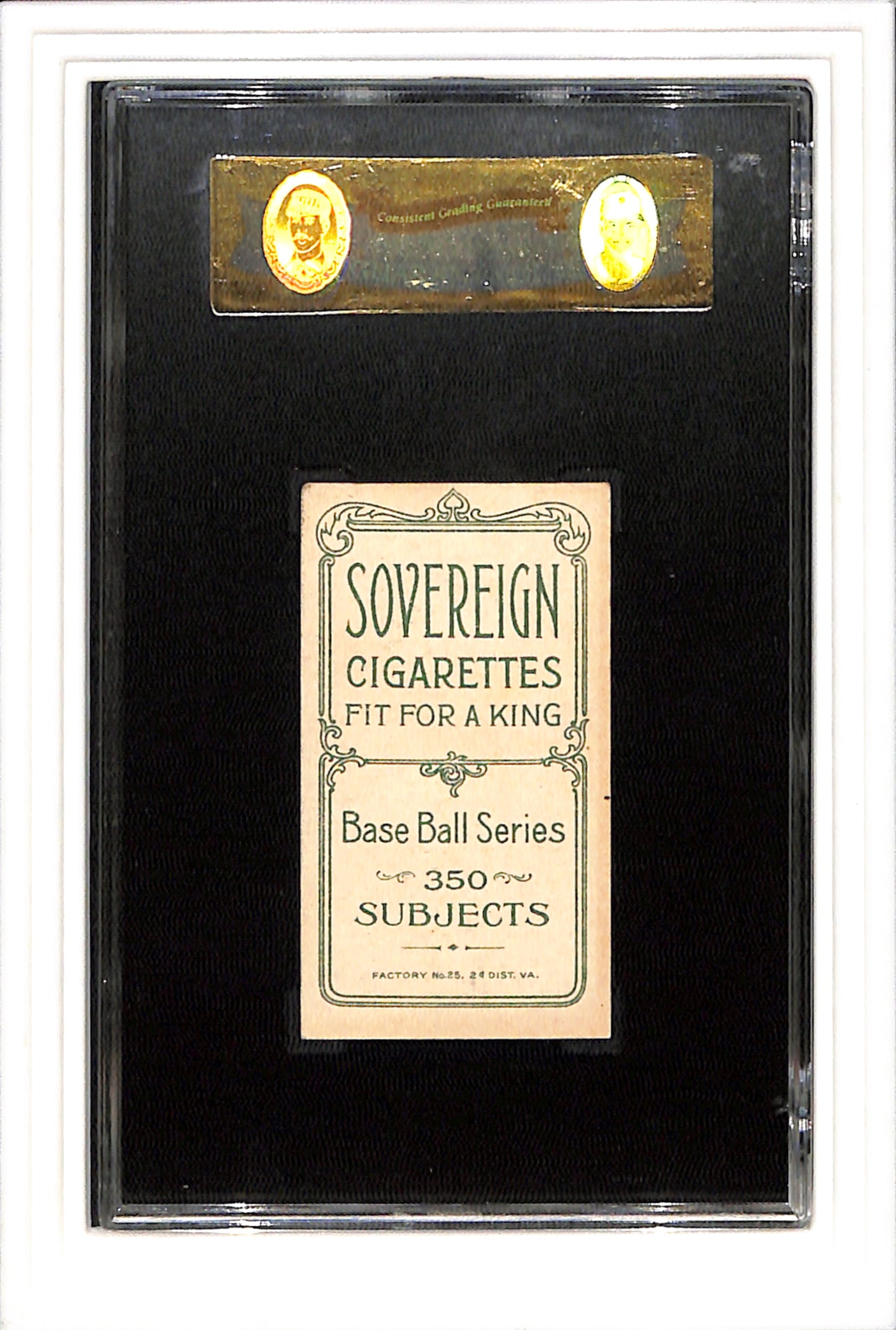 1910 T206 Lucky Wright Sovereign 350 SGC 5.5 EX+ SGC 70 Low Pop