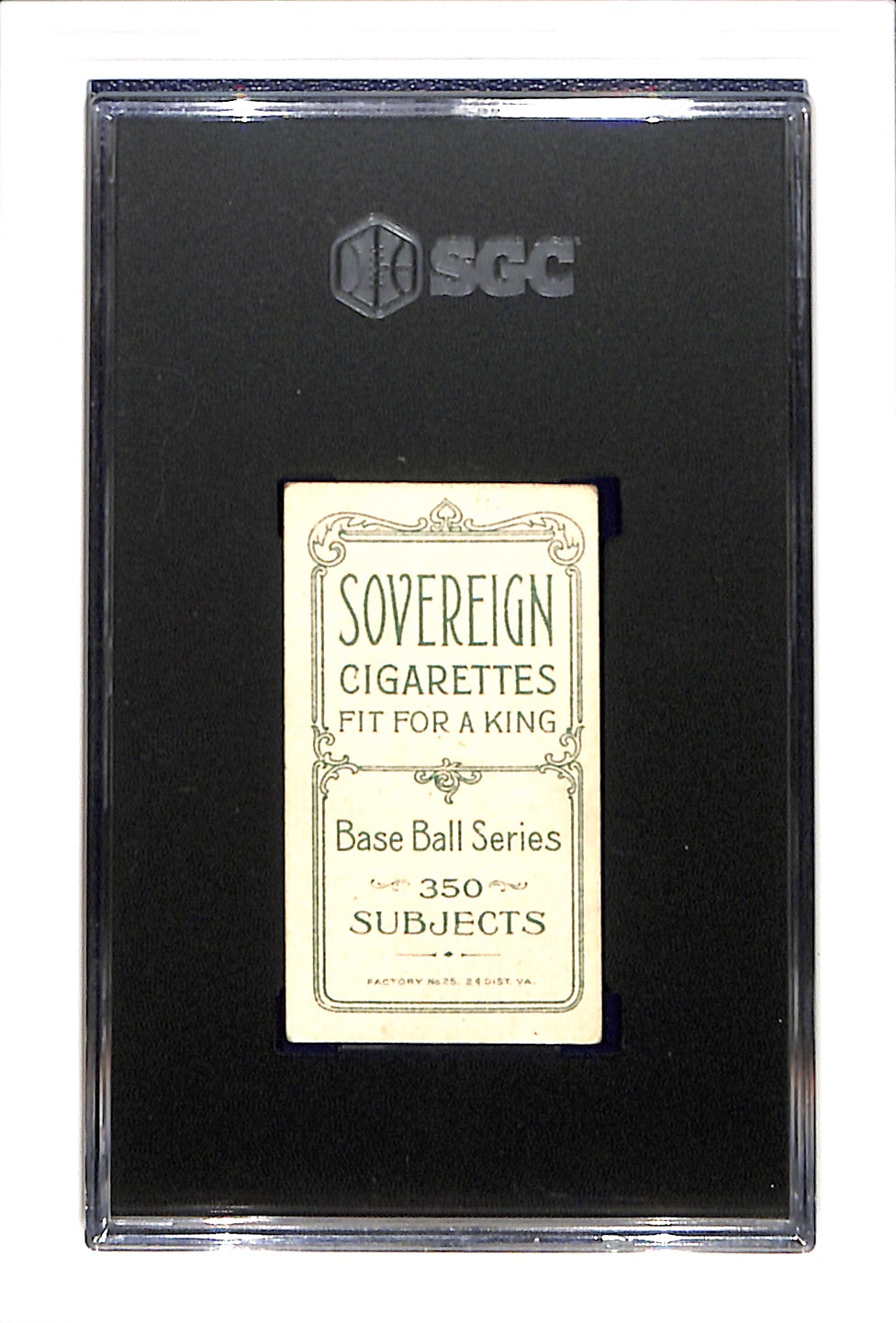 1909-11 T206 Elmer Flick Sovereign 350 SGC 3 SN 7524849