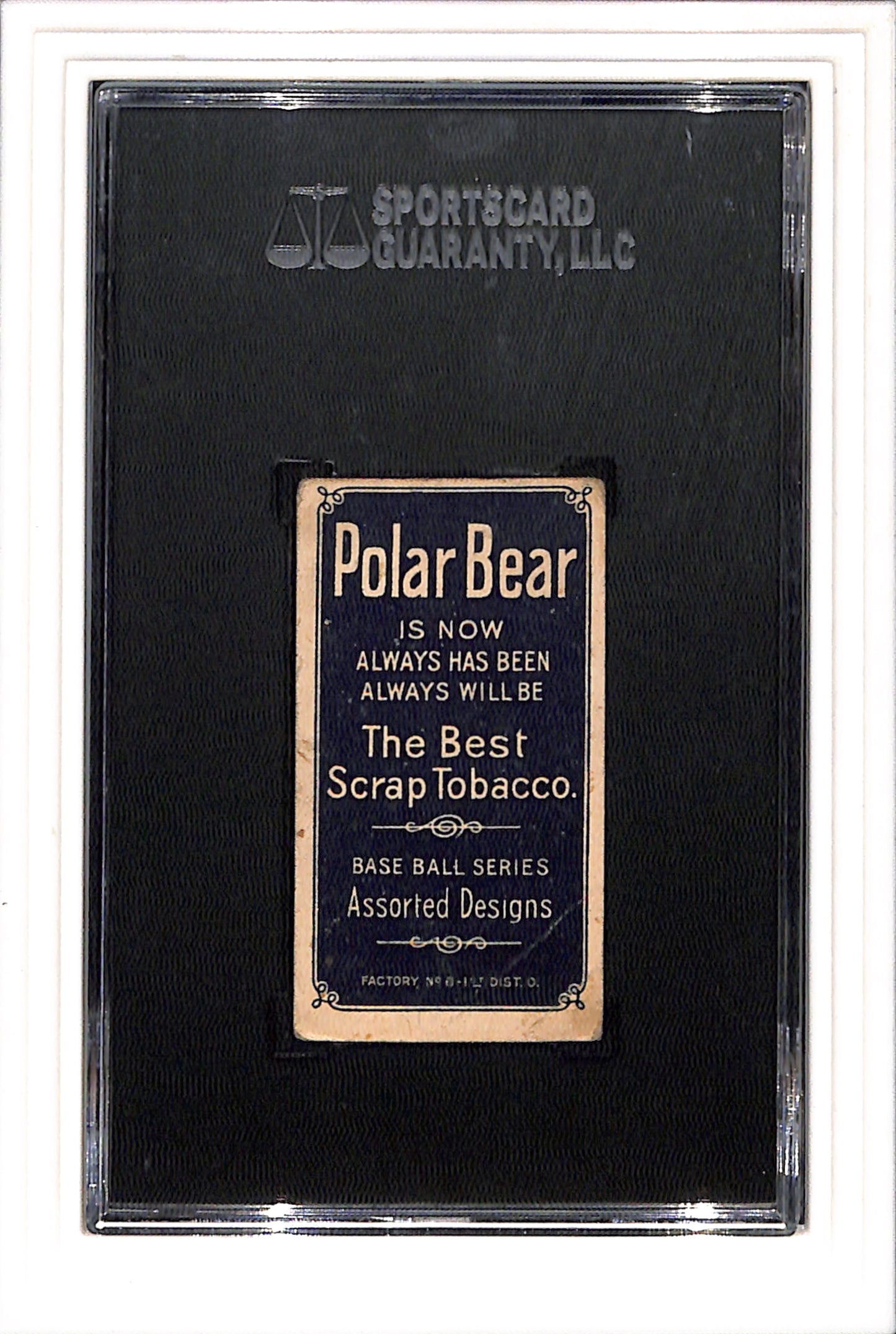 1909-1910 T206 Harry Steinfeldt With Bat Polar Bear SGC 2.5 SN 8554446