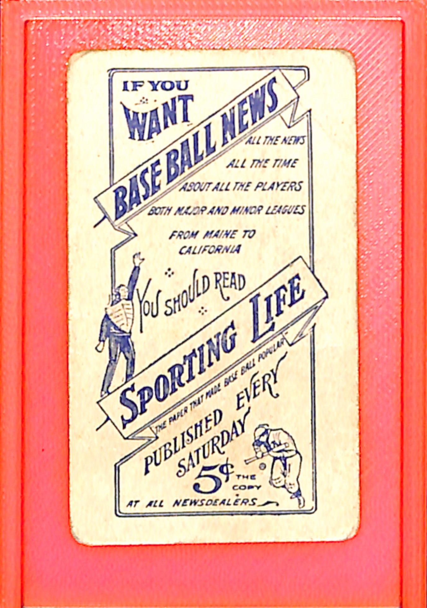 1911 M116 Sporting Life George Mullin Blue Back