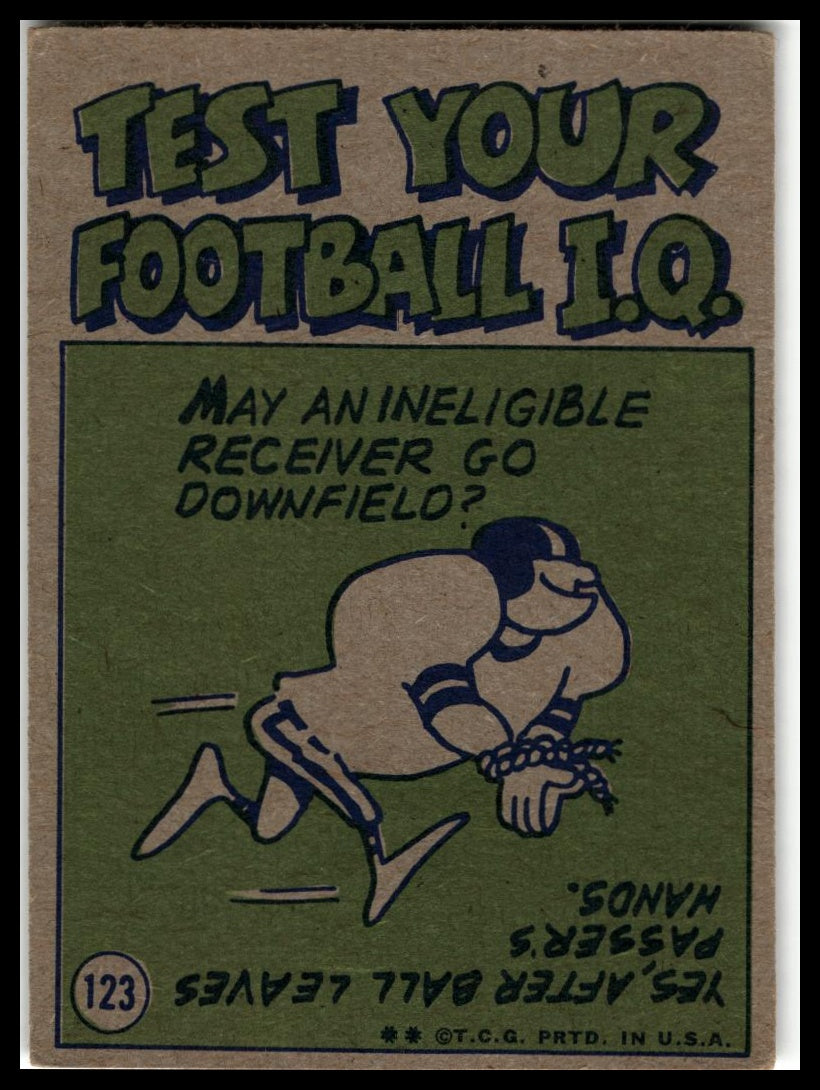 1972 Topps #123 Bo Scott