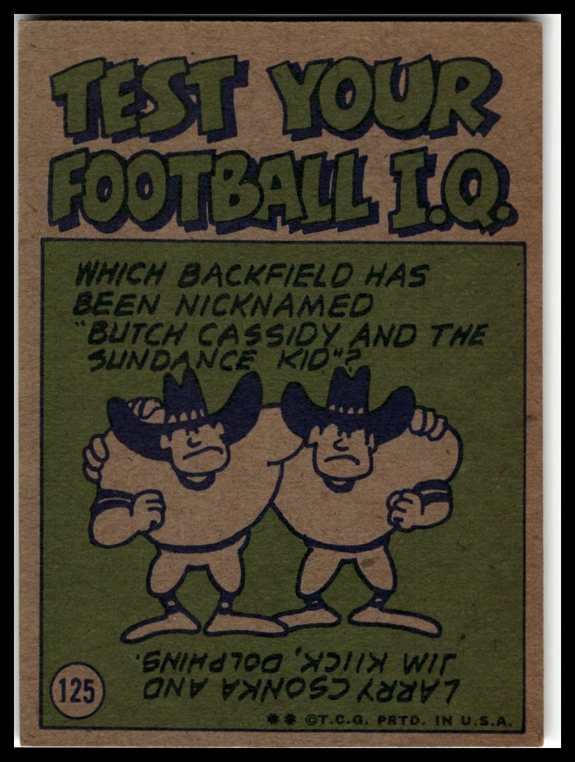 1972 Topps #125 Rick Volk