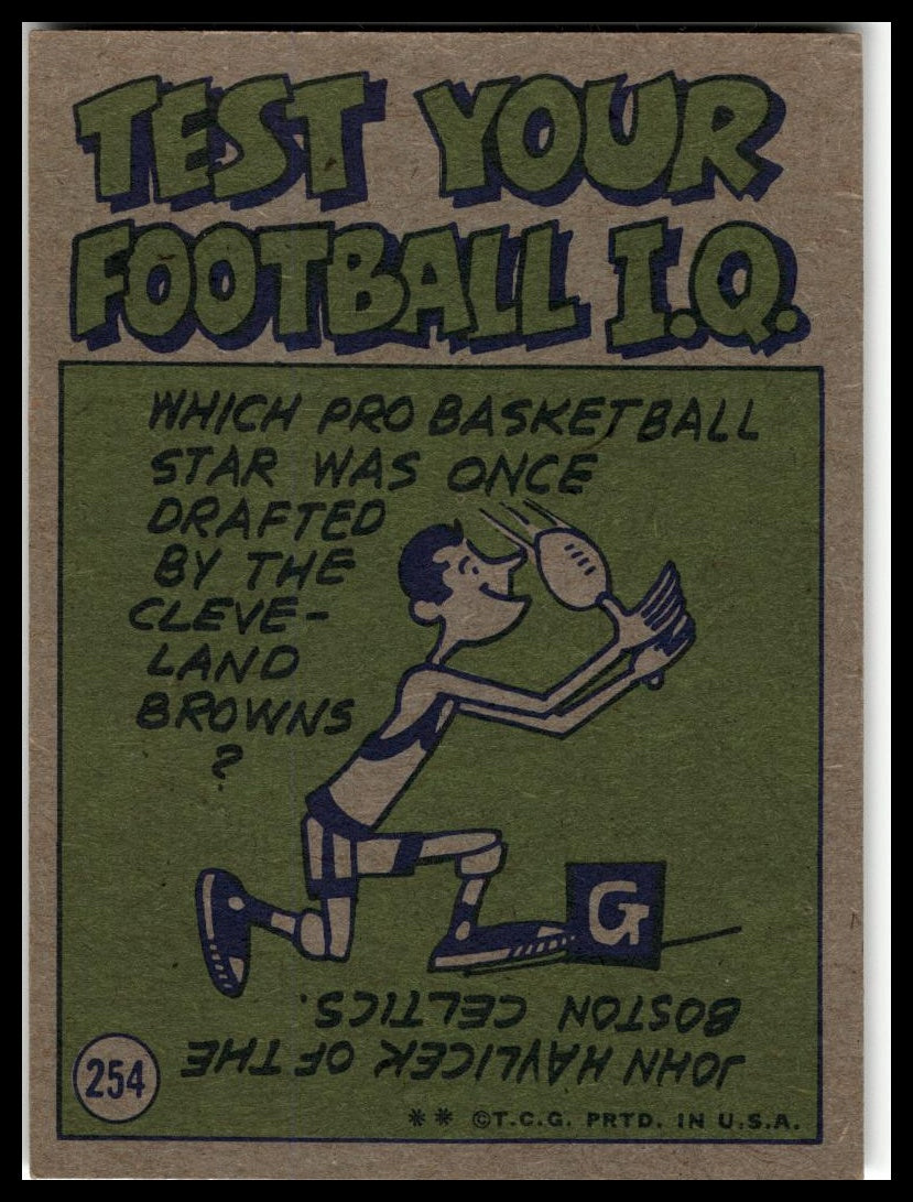 1972 Topps #254 John Hadl