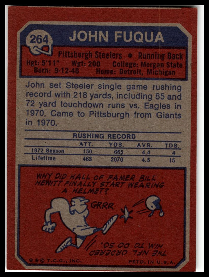 1973 Topps #264 John Fuqua Excellent
