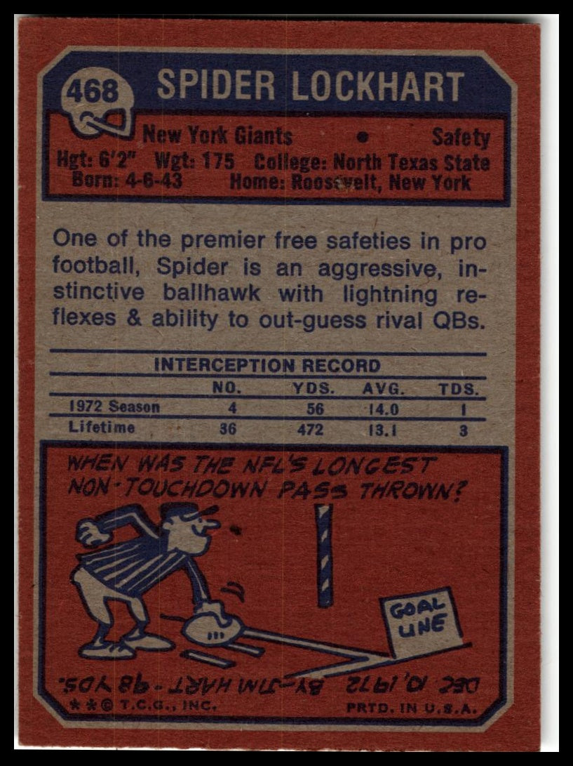 1973 Topps #468 468 Excellent