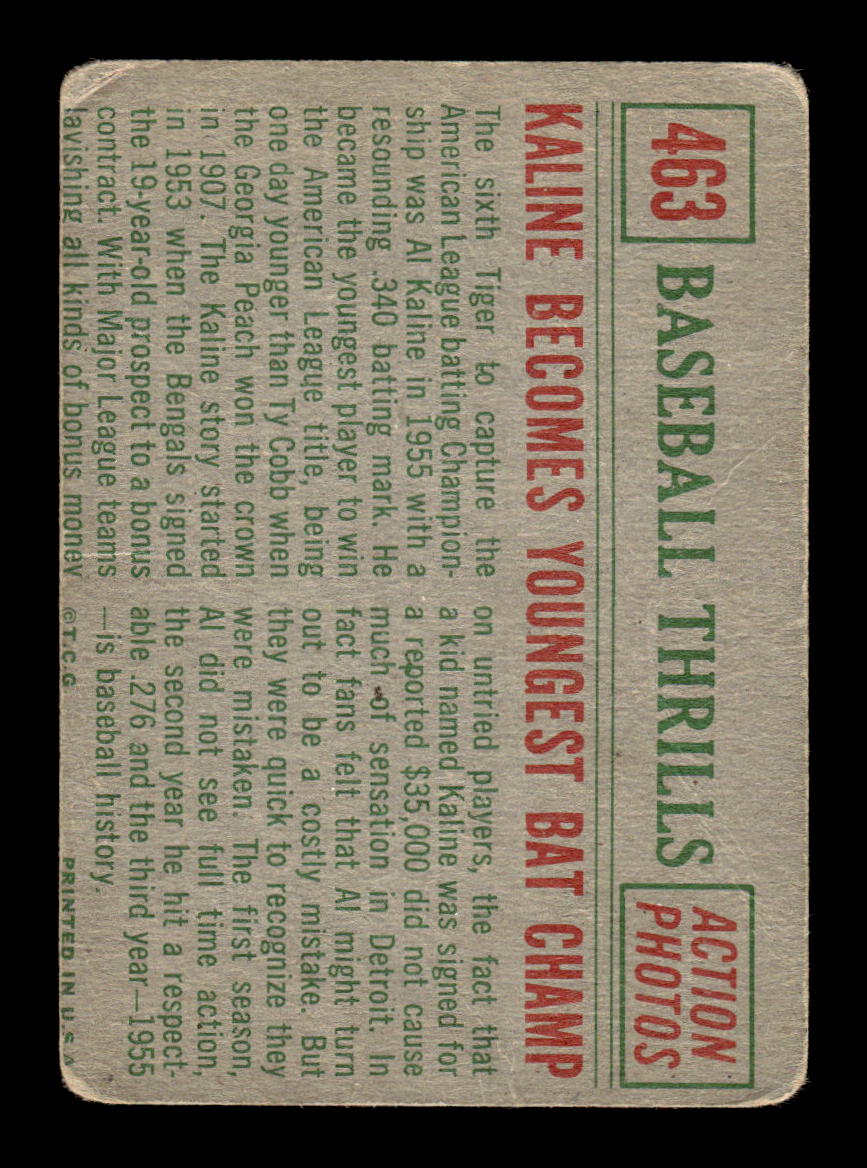 1959 Topps #463 Al Kaline Poor HOF-10001779