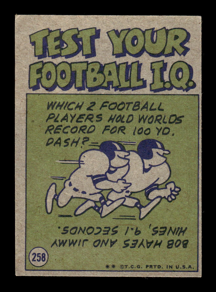 1972 Topps #258 Bob Lee Very Good HOF-10002626