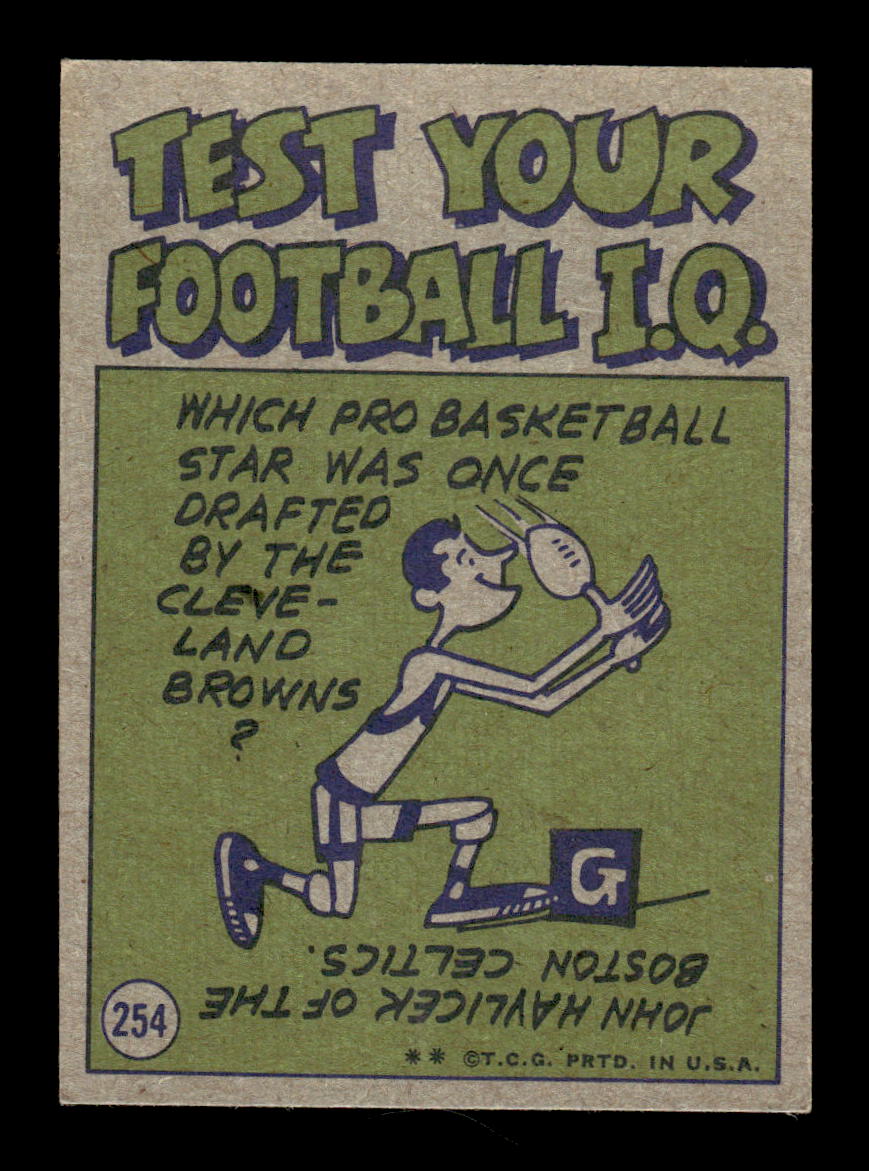 1972 Topps #254 John Hadl Very Good HOF-10002650