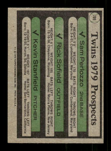 1979 Topps #709 Twins 1979 Prospects EXMT PACK FRESH HOF-10004785