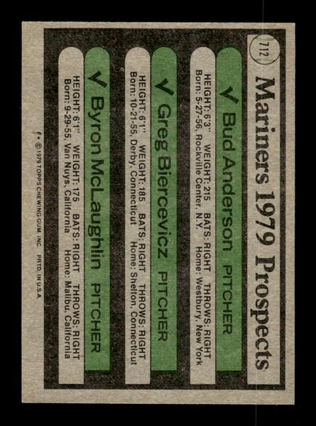 1979 Topps #712 Mariners 1979 Prospects EXMT PACK FRESH HOF-10004789