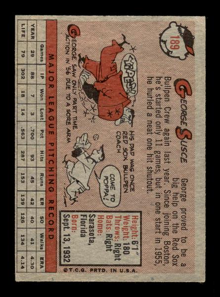1958 Topps #344 Bob Porterfield Excellent HOF-10005232