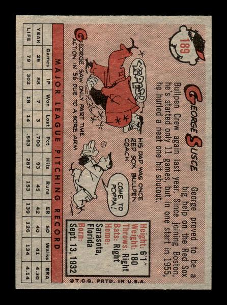 1958 Topps #344 Bob Porterfield Excellent HOF-10005233