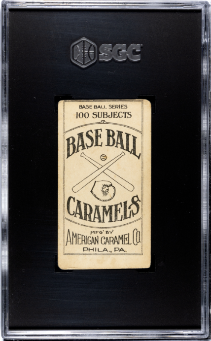 1909-11 American Caramel Co. (E90-1) # Orval Overall SGC 3 SN 1229928