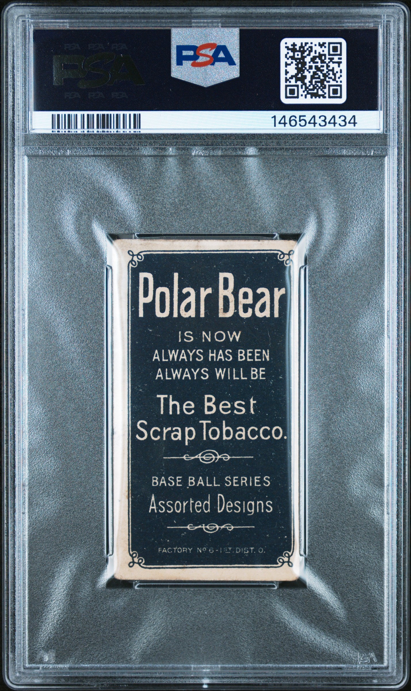 1909-11 T206 Polar Bear # Rube Marquard Follow Through PSA 2 SN 146543434