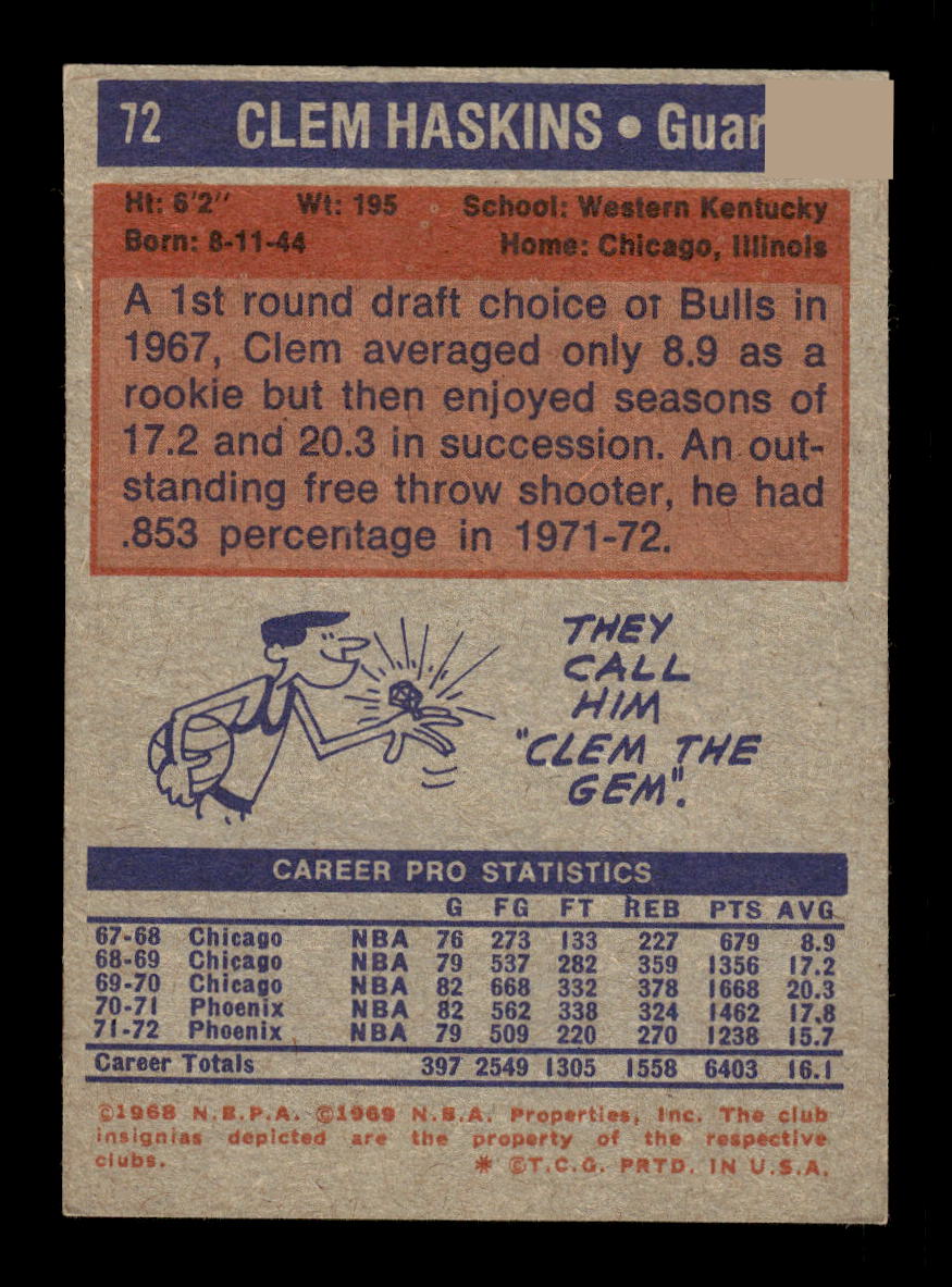 1972-73 Topps #140 Keith Erickson Los Angeles Lakers EXMT HOF10011373