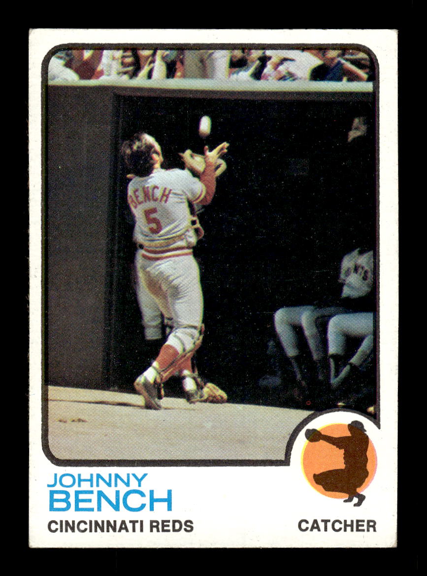 1973 Topps #380 Johnny Bench Cincinnati Reds VGEX HOF10011812