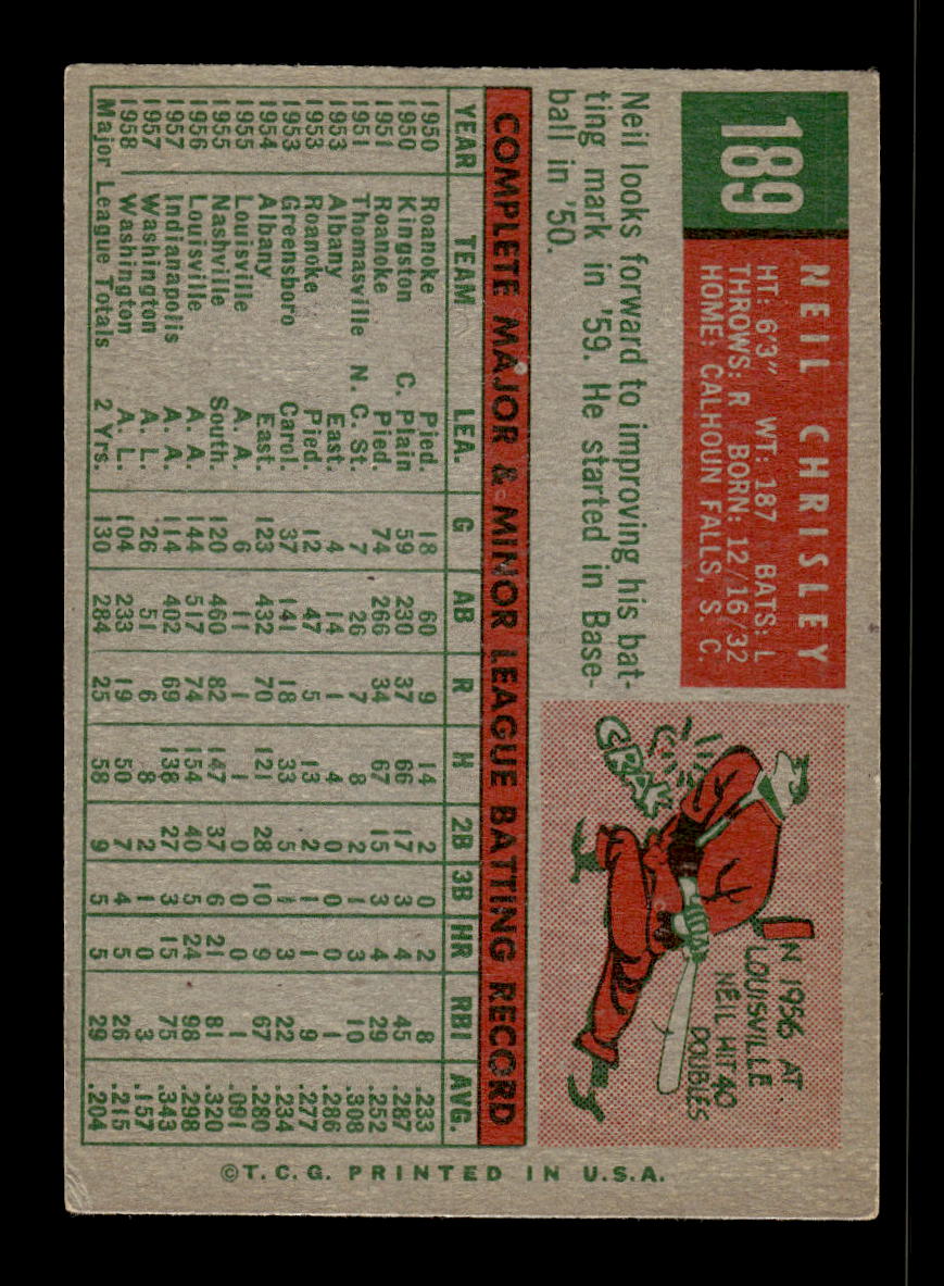 1959 Topps #240a Hank Bauer New York Yankees EX 10012030