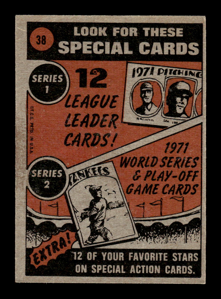 1972 Topps #38 Carl Yastrzemski Boston Red Sox EX 10013150