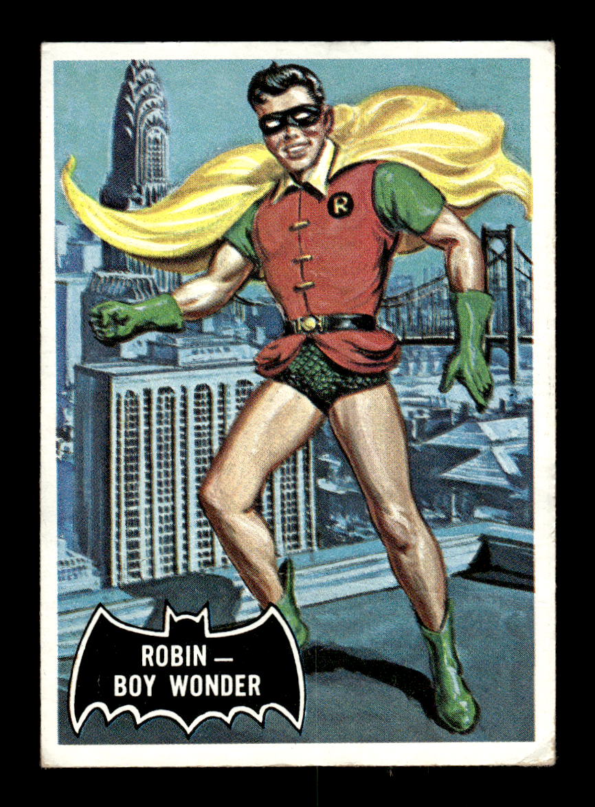 1966 Topps Batman (Black Bat Logo) #2 Robin - Boy Wonder F/G CS26014319