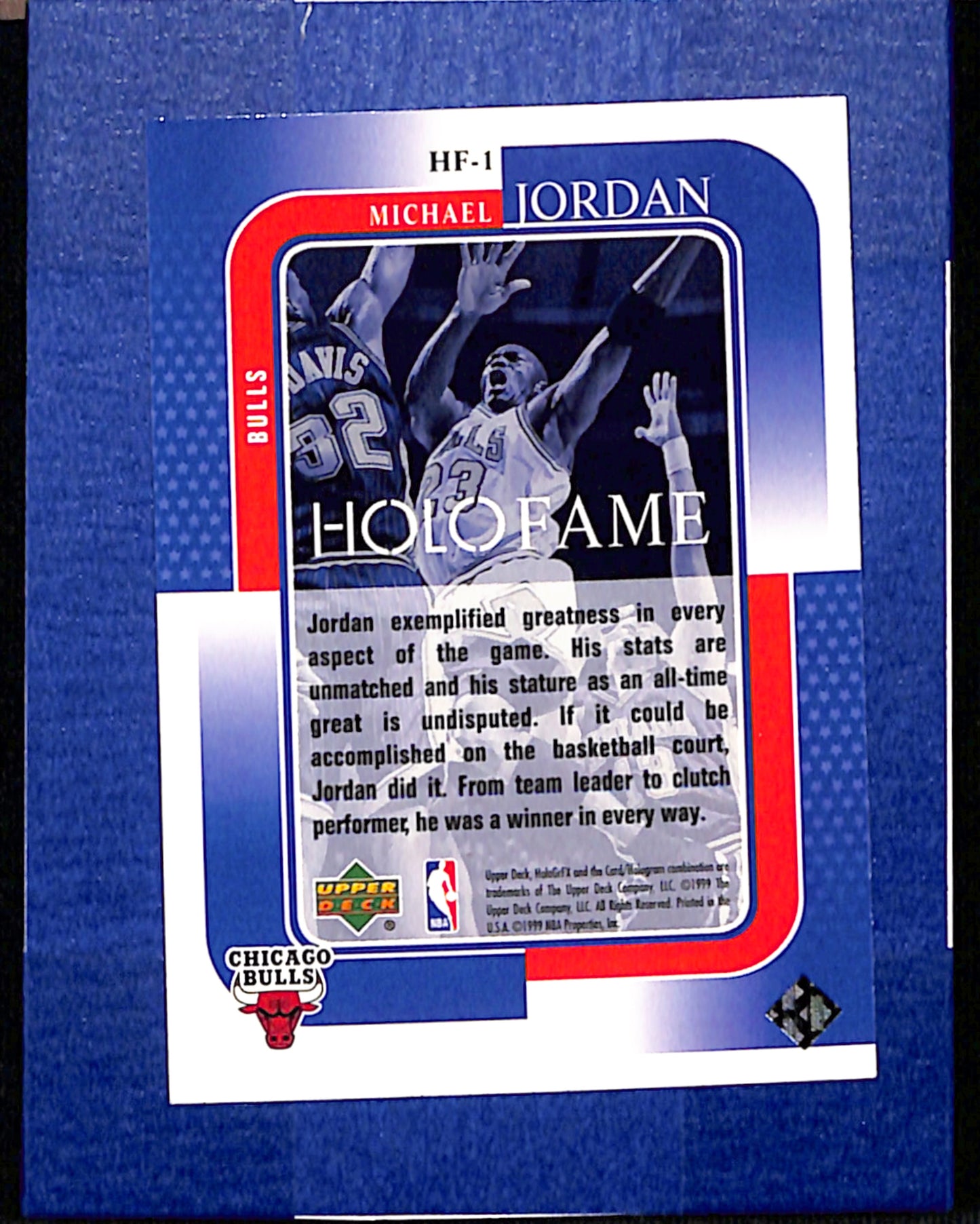 1999-00 Upper Deck HoloGrFX #HF-1 Michael Jordan Chicago Bulls NMT CS26014496