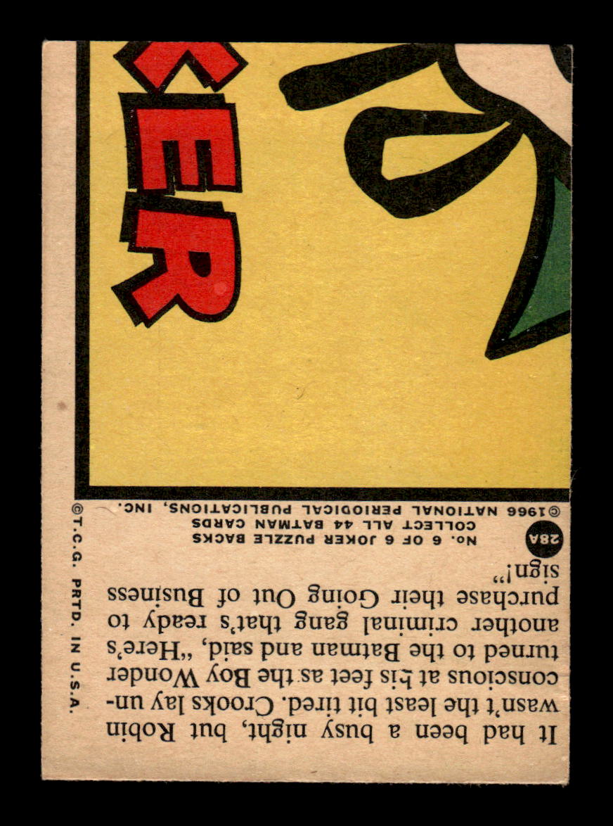 1966 Topps Batman Series A (Red Bat Logo) #28A Victorious Duo VG CS26014510