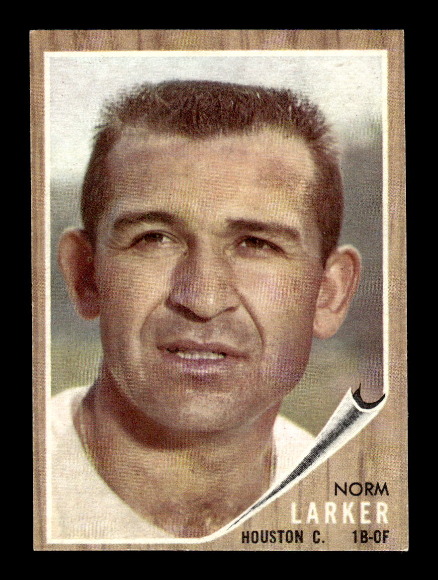 1962 Topps #23 Norm Larker Houston Colt .45s EX CS26014580