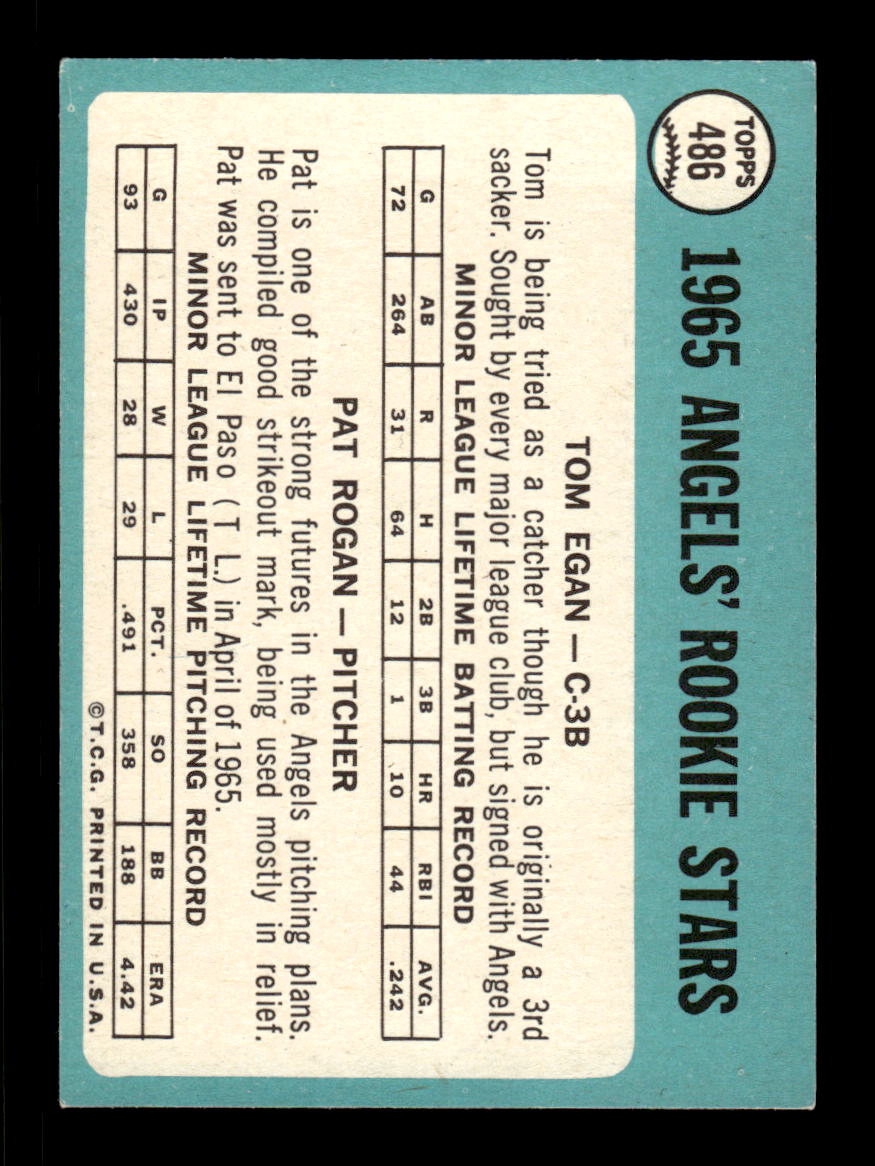1965 Topps #486 Los Angeles Angels EXMT CS26015720