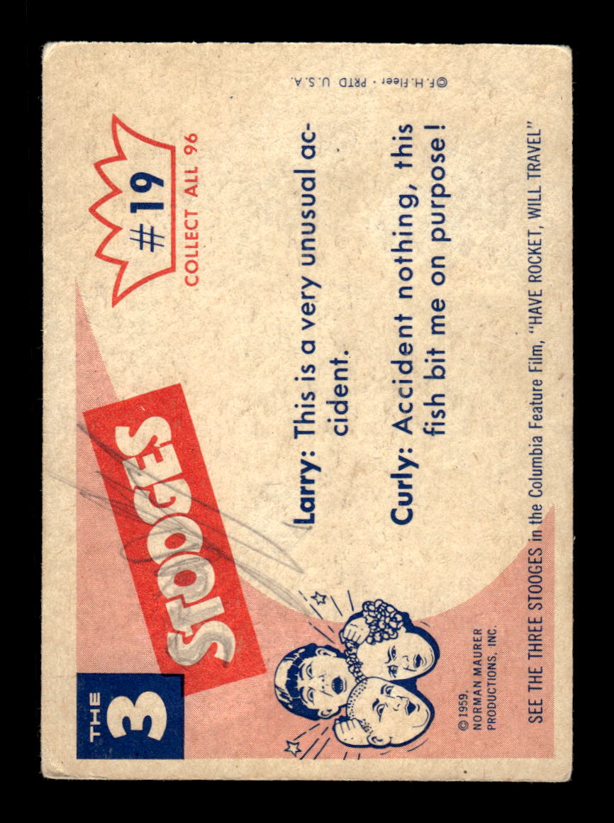 1959 Fleer The Three Stooges #19 VG CS26016352
