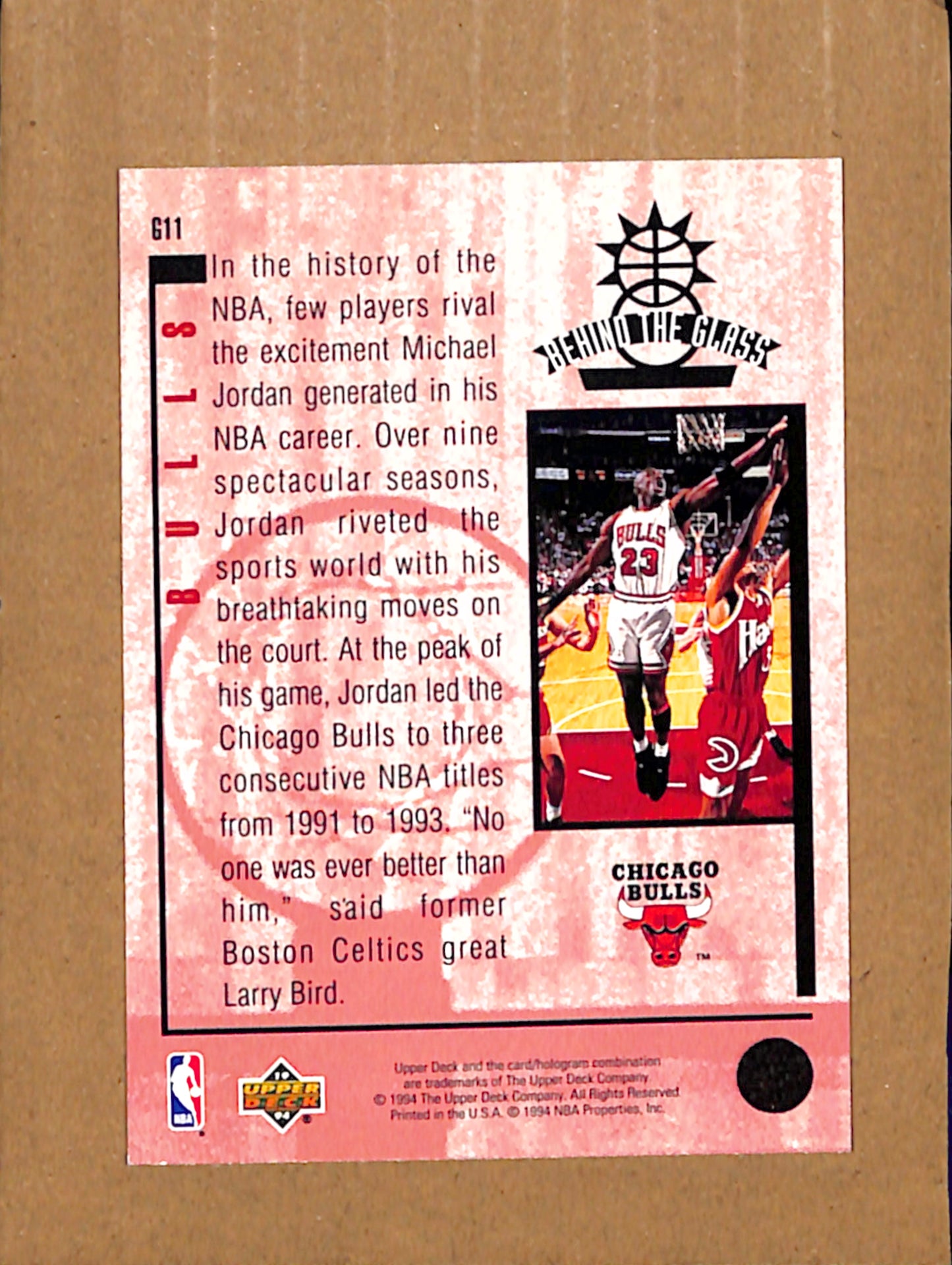 1993-94 Upper Deck Special Edition #G11 Michael Jordan NMT CS26017765