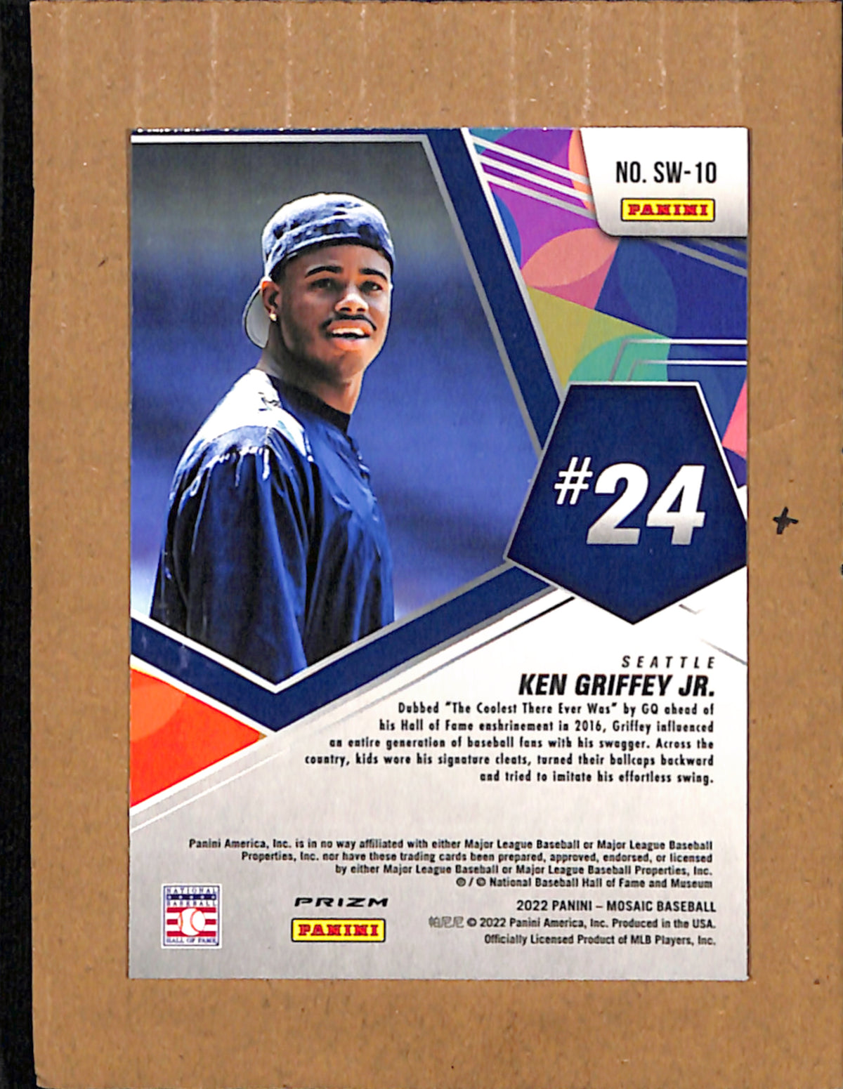 2022 Panini Mosaic #SW-10 Ken Griffey Jr. Seattle Mariners NMT CS26017923