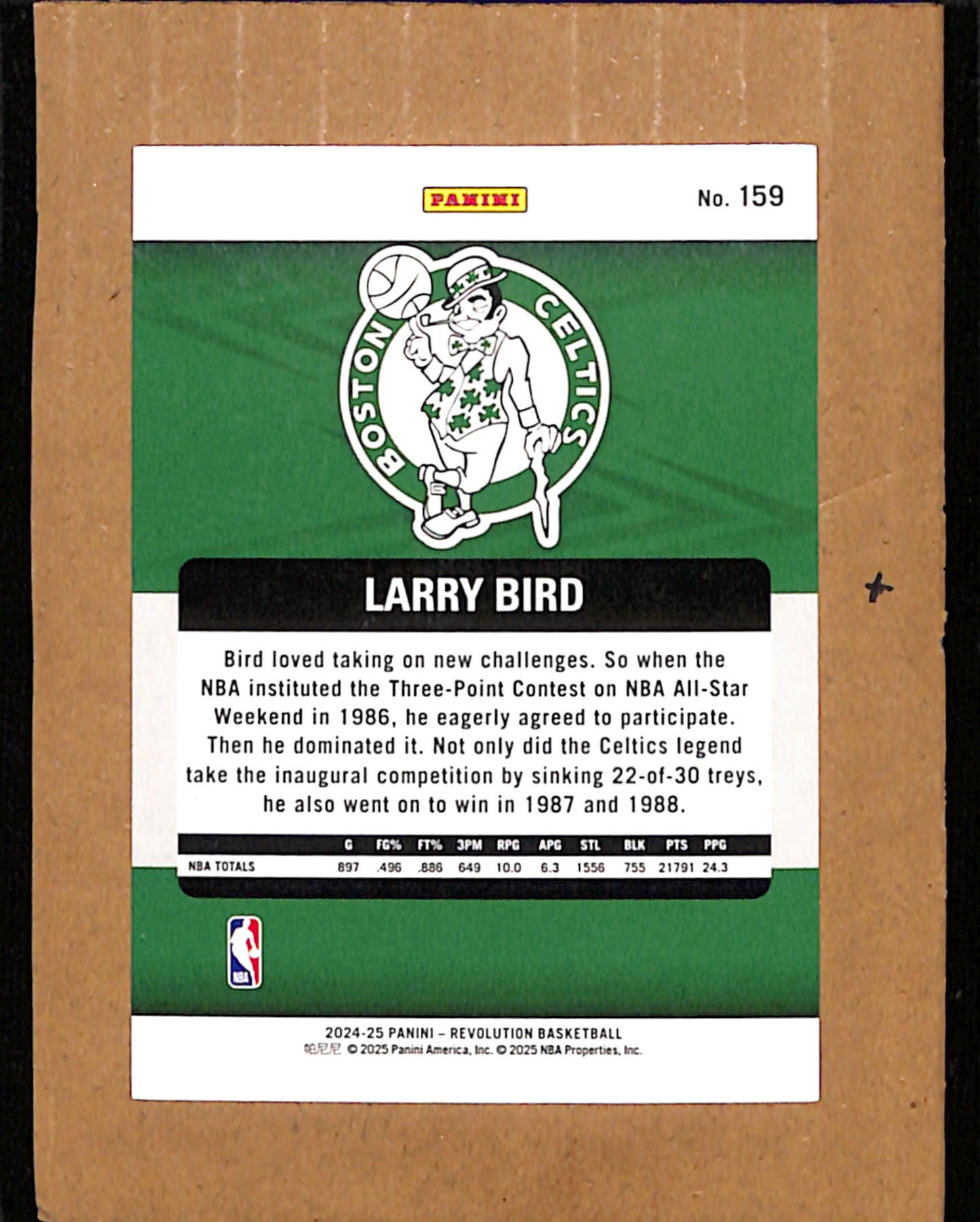 2024-25 Panini Revolution #159 Larry Bird Boston Celtics NMT CS26017932