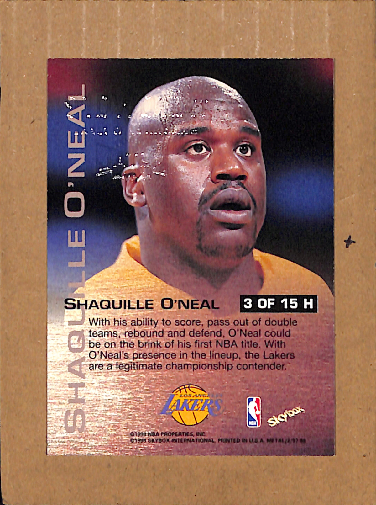 1997-98 Metal Universe Championship #3 H Shaquille O'Neal NMT CS26018329