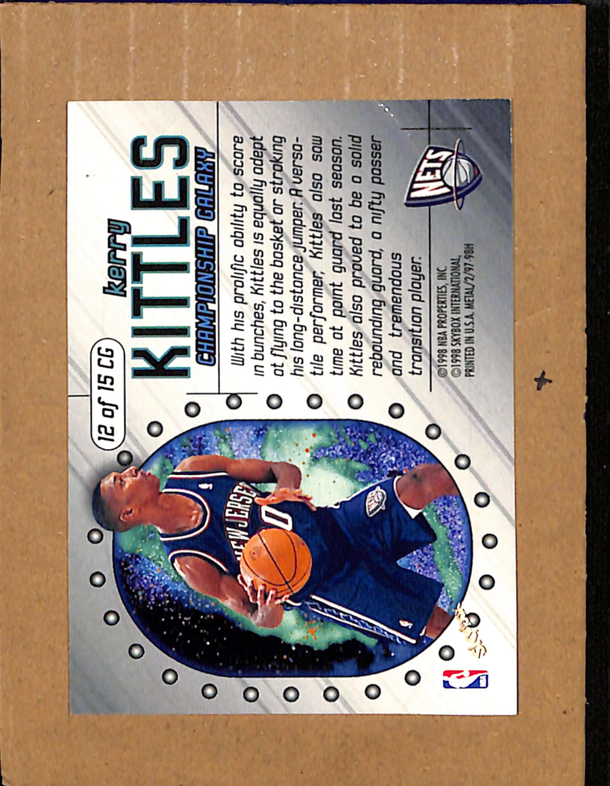 1997-98 Metal Universe Championship #12 CG Kerry Kittles NMT CS26018493