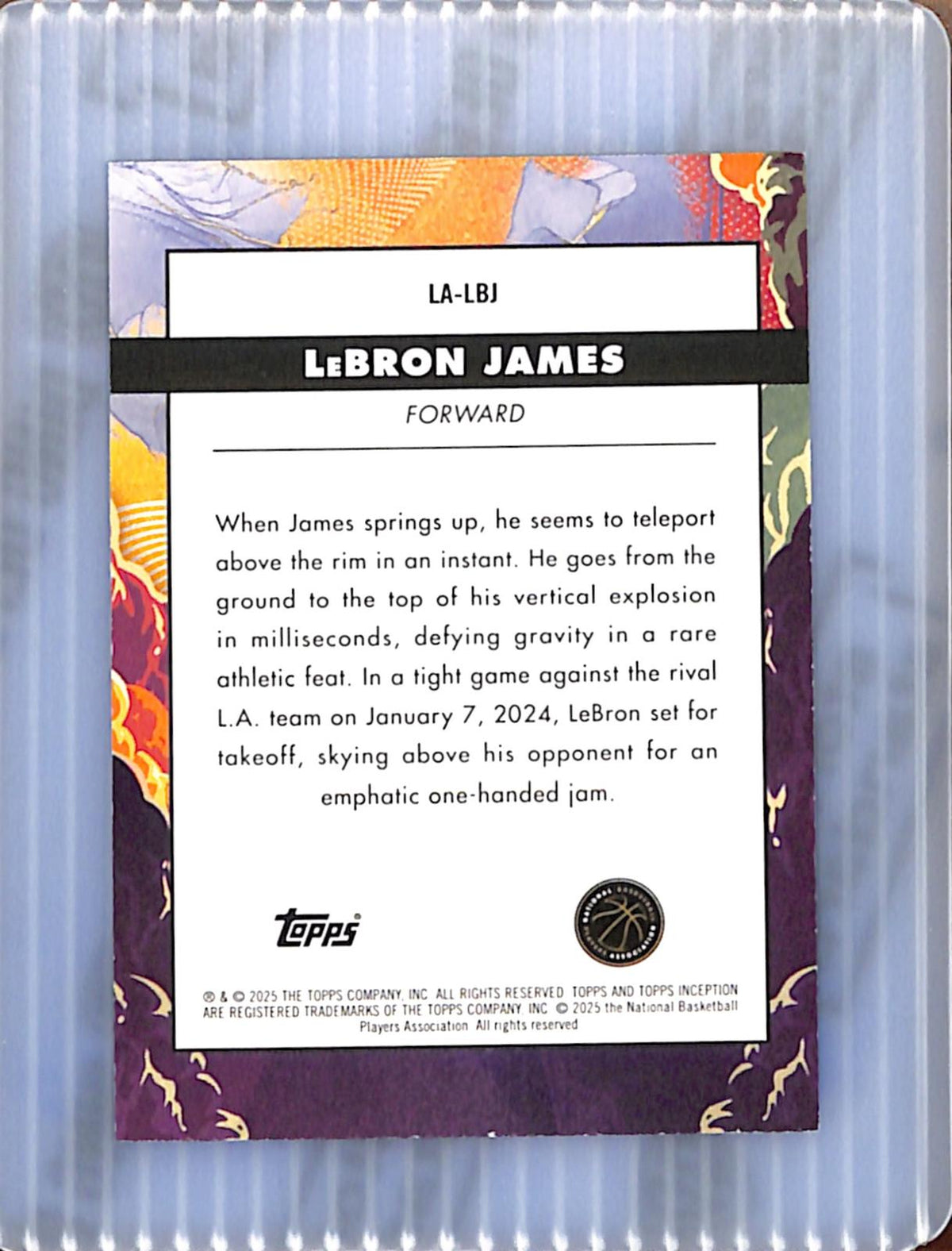 2024-25 Topps Inception #LA-LBJ LeBron James Case Hit NMT CS26018701