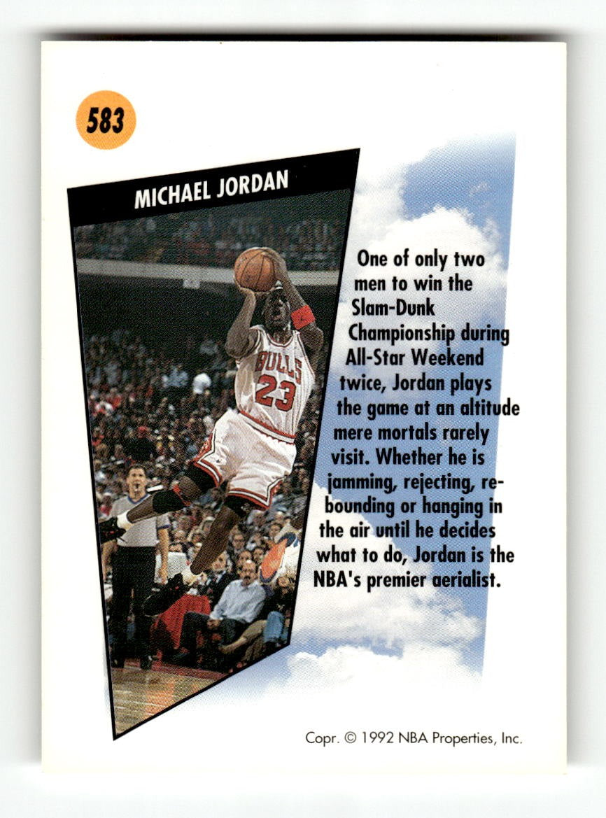 1991-92 SkyBox #583 Michael Jordan Bulls EXMT CS26019125