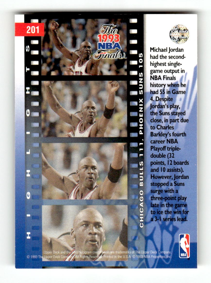 1993-94 Upper Deck #201 Michael Jordan Bulls EXMT CS26019134