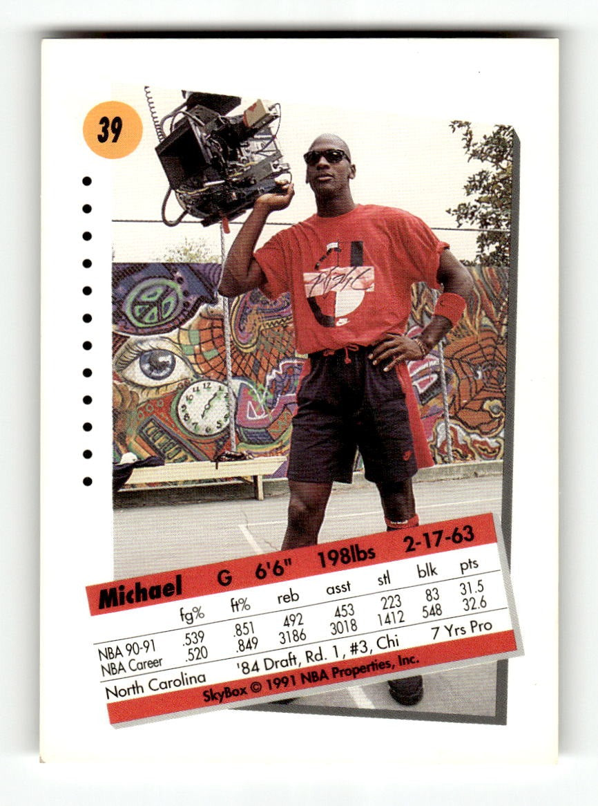 1991-92 SkyBox #39 Michael Jordan Bulls EXMT CS26019159