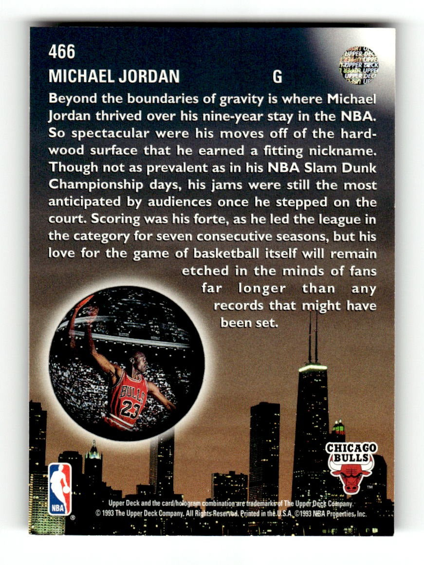 1993-94 Upper Deck #466 Michael Jordan Bulls EXMT CS26019176