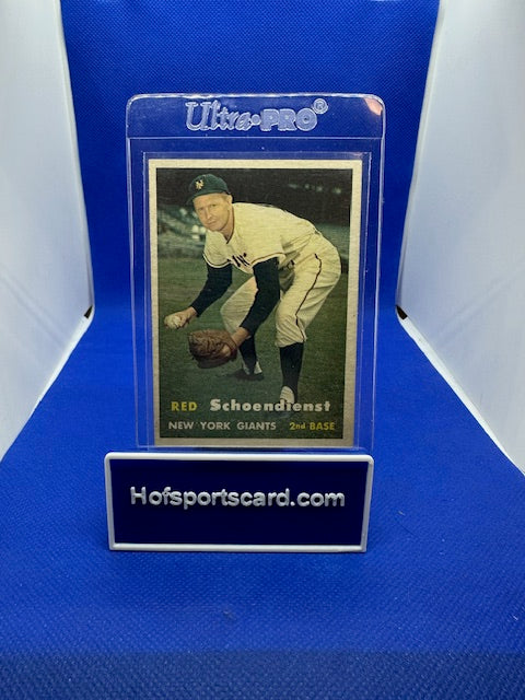 1957 Topps #154 Red Schoendienst EX