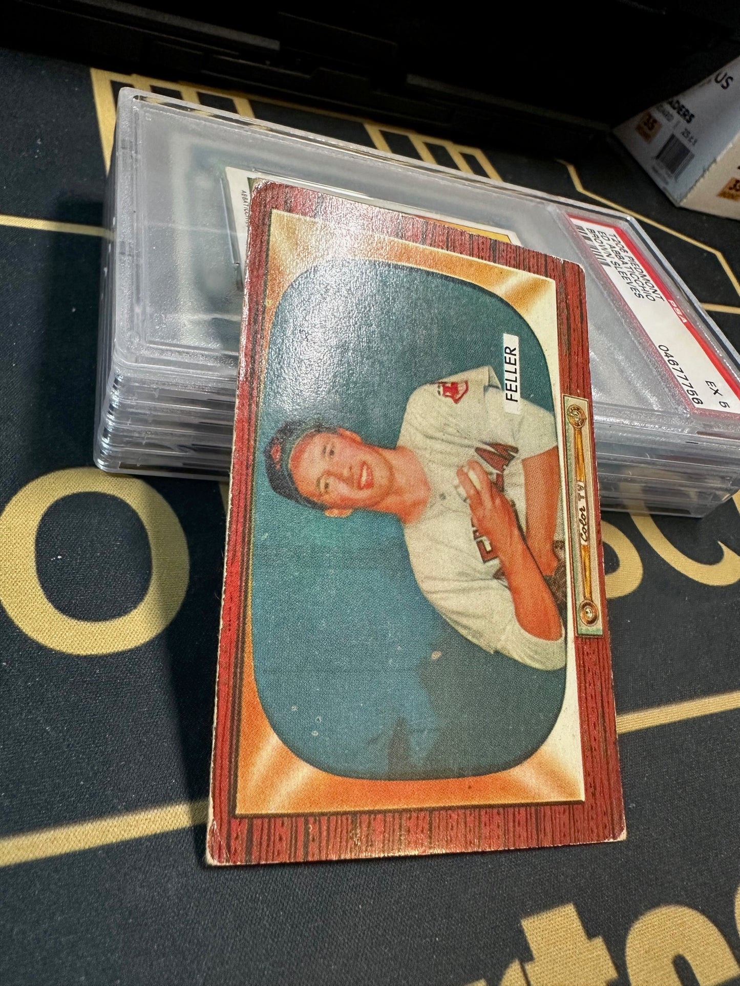 1955 Bowman #134 Bob Feller Cleveland Indians G/VG 55B10007033