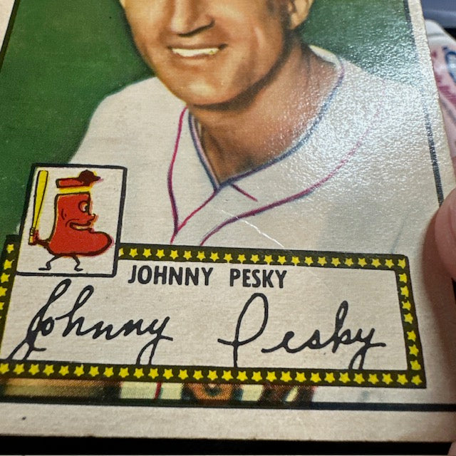 1952 Topps #15 Johnny Pesky Boston Red Sox VG HOF10010021